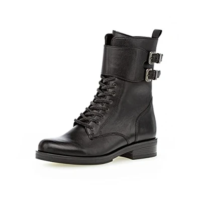 Image of Gabor Hind Womens Biker Boots 5 UK Black