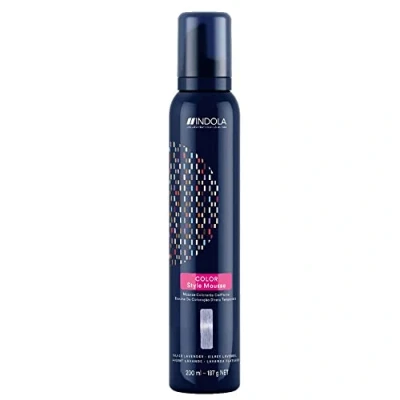 Image of INDOLA COLOR STYLE MOUSSE PROFESSIONAL SALON PERMANENT HAIR DYE 200ml SILVER LAVENDER