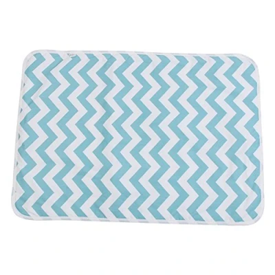 Image of Baby Crib Mattress Pad Infant Waterproof Cotton Urine Mat Cover Diapering Sheet Protector Reusable Incontinence Bed Pads Washable Underpads (#B)