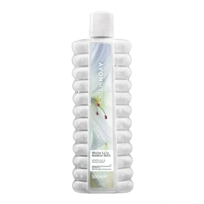 Image of Pack of 2 Avon White Lily Bubble Bath x 500ml