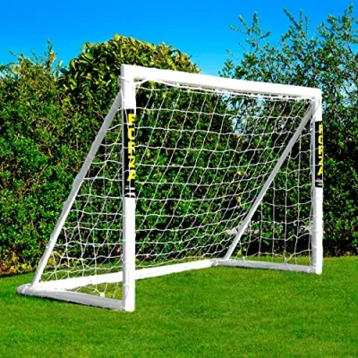 Image of FORZA 6ft x 4ft Football Goal All Weather uPVC Goals Optional Target Sheet, &amp; Carry Bag Included Ready, Set, Goal! (Goal)