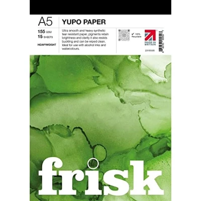Image of Frisk Yupo Paper Pad Heavyweight 155gsm 15sheets A5, White