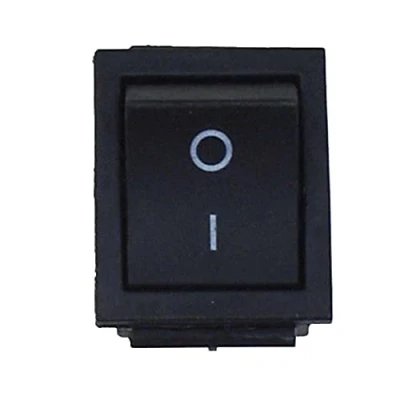 Image of RELAND SUN 5pcs KCD4 Rocker Switch 4 6 Pin 2 3 Position DPST Boat Toggle 32x25mm (4pin 2Position,Black)
