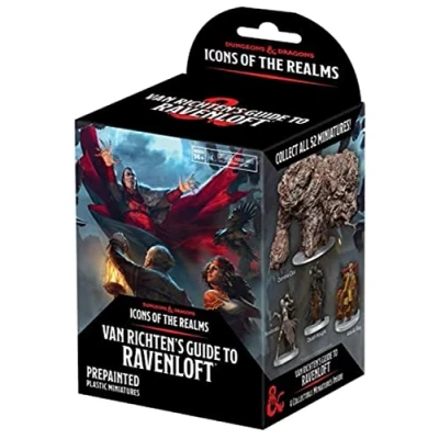 Image of WizKids D&amp;D Icons of The Realms Miniatures: Van Richten&#039;s Guide to Ravenloft (Set 21) 8 Ct. Booster (Single Unit)