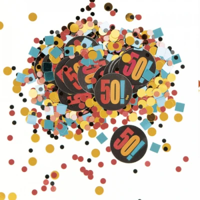 Image of Unique Party 45865 50th Birthday Cheer Confetti