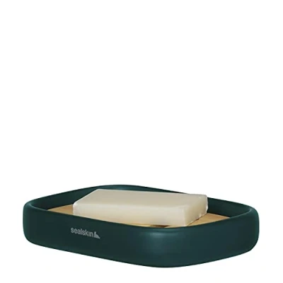 Image of Sealskin Mind Soap dish freestanding Dark green
