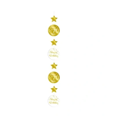 Image of PD Party 7023210 Hanging decoration, Gold/White, 120 cm