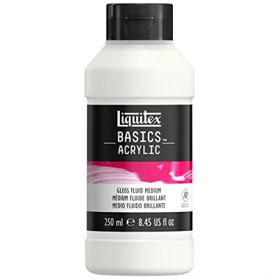 Image of Liquitex Basics Acrylic Additive, Gloss Fluid Medium, 250 ml Tube