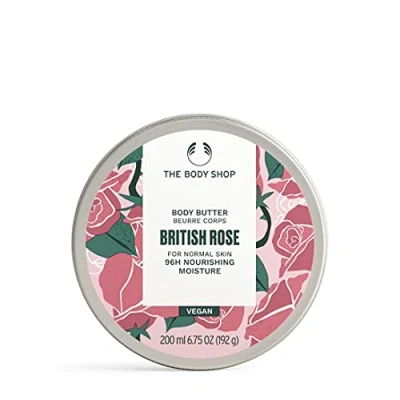 Image of The Body Shop Butter 24 Hours 200 ml, British Rose