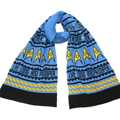 Image of Star Trek Live Long and Prosper Knitted Scarf Official Spock by LOVARZI