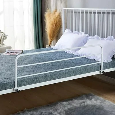 Image of Adjustable Bed Rail for Elderly Bedside Standing Assist, clip on Medical Safety Rails, Fall Safe Prevention Grab Bar, Assist Rail, Student Dormitory pregnant women, disabled people