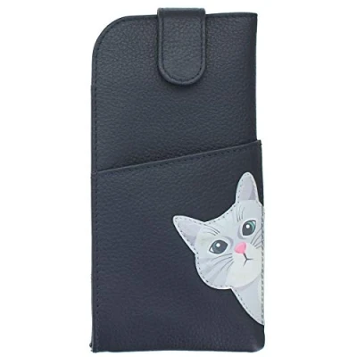 Image of Mala Leather Cleo the Cat Collection Glasses Case 5171_50