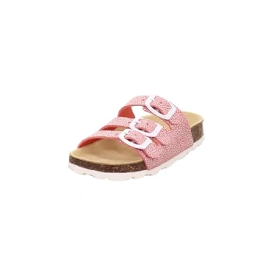 Image of Superfit Girl&#039;s Fussbettpantoffel Mule, Pink White 5640, 7 UK Child
