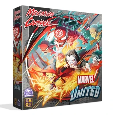 Image of CMON Marvel United: Maximum Carnage Miniatures Board Game Ages 14+ 1 5 Players 45+ Minutes Playing Time