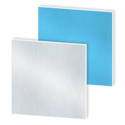 Image of iMeistek 6063 Aluminium Sheet with Protective Film on Both Sides, 150mm x 1.5mm Wall Thick Square Plate (2 PCS)