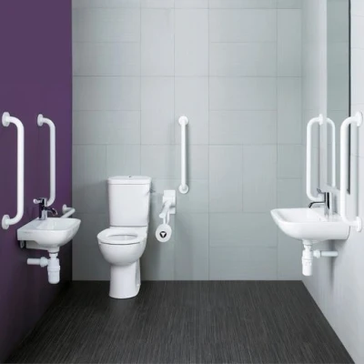 Image of Contour 21+ Doc M White Rails Close Coupled Right Hand S0684AC