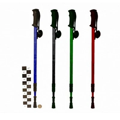 Image of Kandy Toys International Anti Shock Walking Stick Trekking Pole Aid Telescopic Adjustable (Blue)