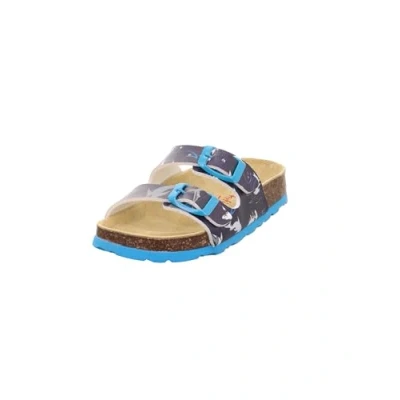 Image of Superfit Boy&#039;s Fussbettpantoffel Mule, Blue Multicoloured 8140, 41 EU