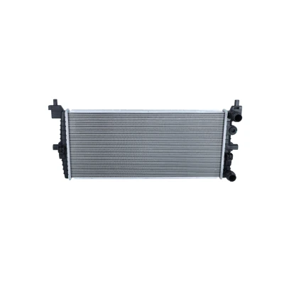 Image of 1S0121253AC, 1S0121253AQ Engine radiator NRF 550066 Aluminium 588mm 257mm 26mm Brazed cooling fins VOLKSWAGEN: up! Hatchback
