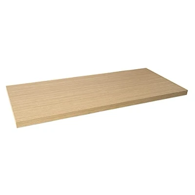 Image of Arregui CRA37 B Melamine Countertop for Rubbish and Recycling Bin Basic, Variegary Ecoclas Containers Easy Adhesive Placement Wheat Oak