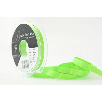 Image of Berisfords Ribbon, Flo Green, 20 m