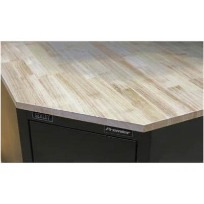Image of Sealey Premier Hardwood Corner Worktop 930mm