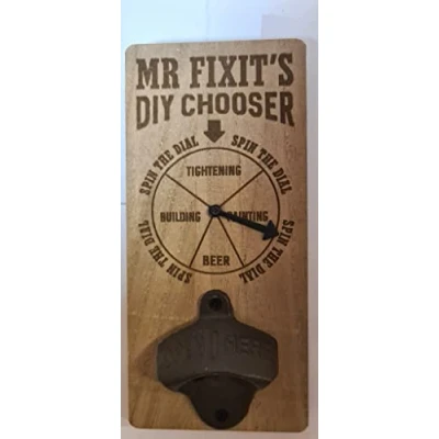 Image of H&amp;H Personalised Chore Chooser Bottle Opener Mr Fixit