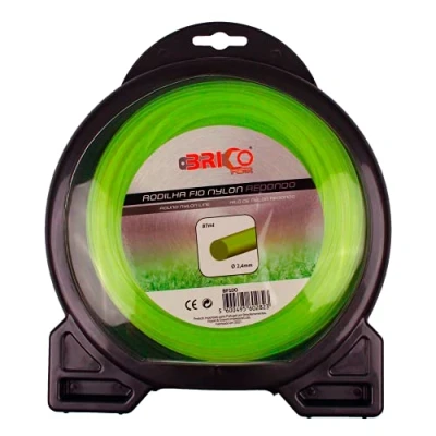 Image of Bricoferr BF100 Round Profile Nylon Strimmer Wire (2.4 mm x 87 m)