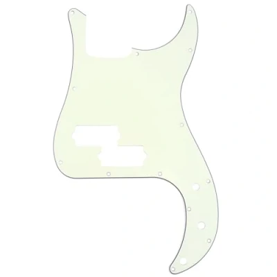 Image of Musiclily 13 Hole P Bass Pickguard for Fender American/Mexican Standard Precision Bass,3Ply Ivory