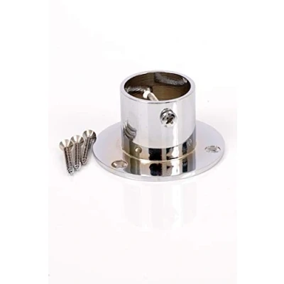 Image of Polished Chrome Cup Ends for 24mm,28mm,32mm,36mm Decking Rope Fittings (28MM END)