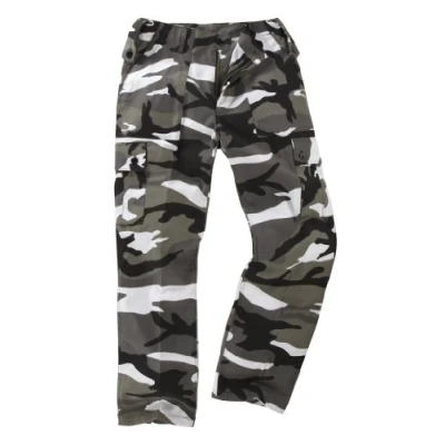 Image of 6 Pocket Camouflage Combat Cargo Trousers Urban, 34, Multicoloured