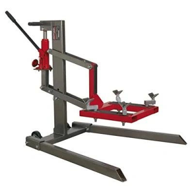 Image of Sealey Single Post Hydraulic Motorcycle Lift 450kg Capacity