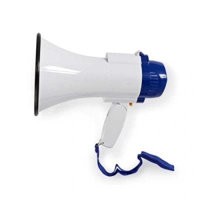 Image of NEDIS 10W Megaphone with Built in Microphone White