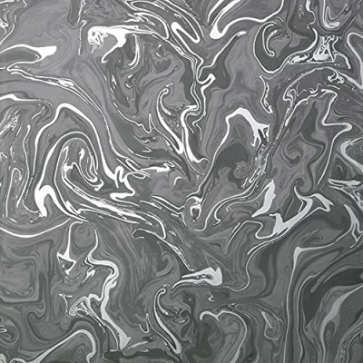 Image of Fine Decor Distinctive Marble Charcoal Grey
