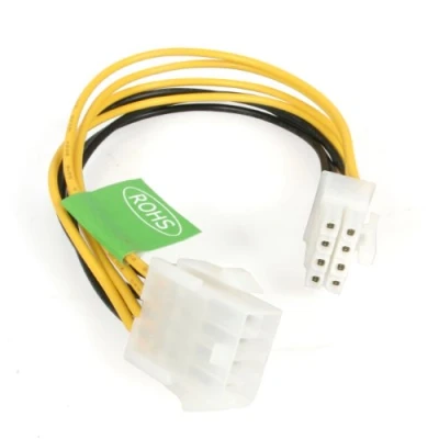 Image of StarTech.com EPS 8 pin Power extension cable EPS12V (F) to (M) (7.9 in) (EPS8EXT)