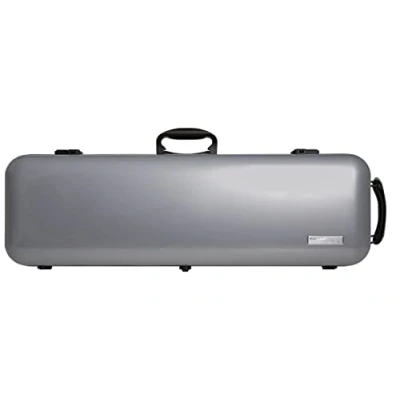 Image of GEWA AIR 2.1 Violin Case Silver Metallic High Gloss with Additional Side Handle Made in Germany