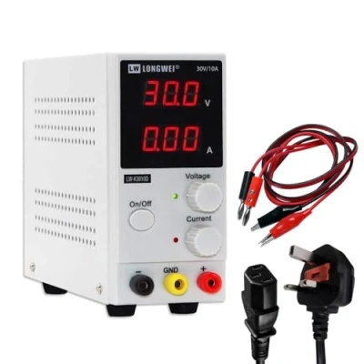 Image of ADJUSTABLE POWER SUPPLY 30V 10A SWITCHING DC DIGITAL LED VARIABLE PRECISION LAB