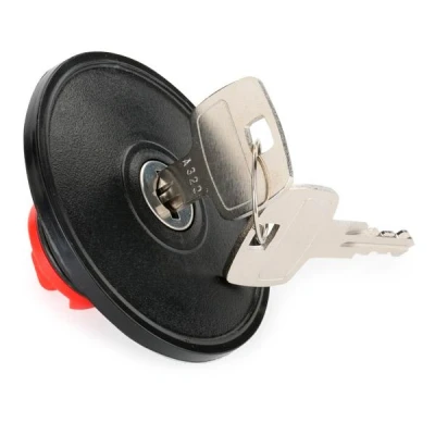 Image of 1234710230 Cap, fuel tank VALEO 745371 with key black BMW: 5 Saloon, Z3 Roadster, 3 MERCEDES BENZ: E Class Saloon