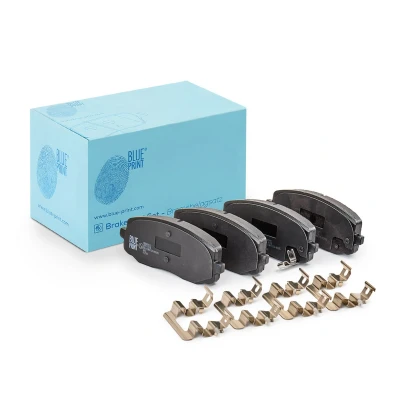 Image of 581010XA01, 581010XA10, 581011JA60 Brake pad set BLUE PRINT ADG042112 HYUNDAI: i10 I, i20 I Hatchback