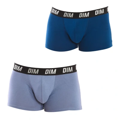 Image of Dim Mens Pack 2 Boxers Sport Stretch D0DA8 man Blue Size Medium