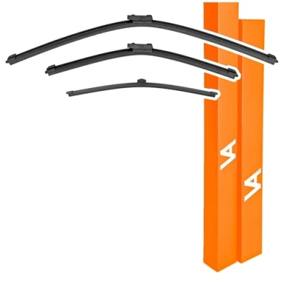 Image of VIA ALBION® Wiper Blades for BMW X1 (F48, 2015 2022) All Weather Front &amp; Rear Wipers Set