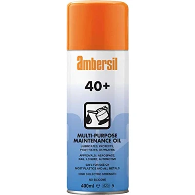 Image of Ambersil 40+ Protective Lubricant 200ml Multi Purpose Maintenance Oil 32400