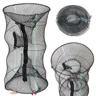 Image of Yaheetech Lobster Crawdad Crab Prawn Shrimp Crayfish Eel Live Creel Net Balt Trap Boat Fishing Pot