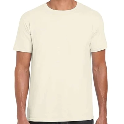 Image of Gildan Softstyle Adult T Shirt, Natural, XL