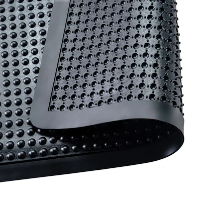 Image of Doortex Black Cushioned Anti Fatigue Bubble Mat 36&quot; x 48&quot;
