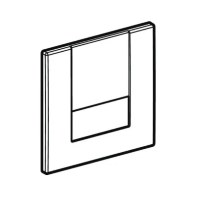 Image of Geberit Tango urinal cover plate alpine white (241.924.11.1)