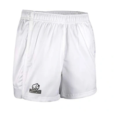 Image of Rhino Unisex Youth Auckland Short Rugby, White, LB