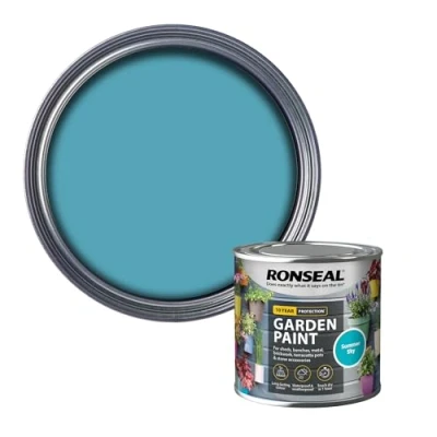 Image of Ronseal Garden Paint Summer Sky 250ml