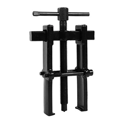 Image of Adjustable Two Jaw Pilot Bearing Puller Tool Carbon Steel Pump Pulley Remover Straight Type (6&quot;)
