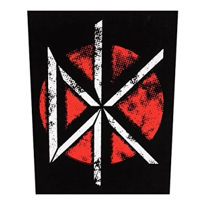 Image of Dead Kennedys Vintage Logo Back Patch Black 29 x 36cm